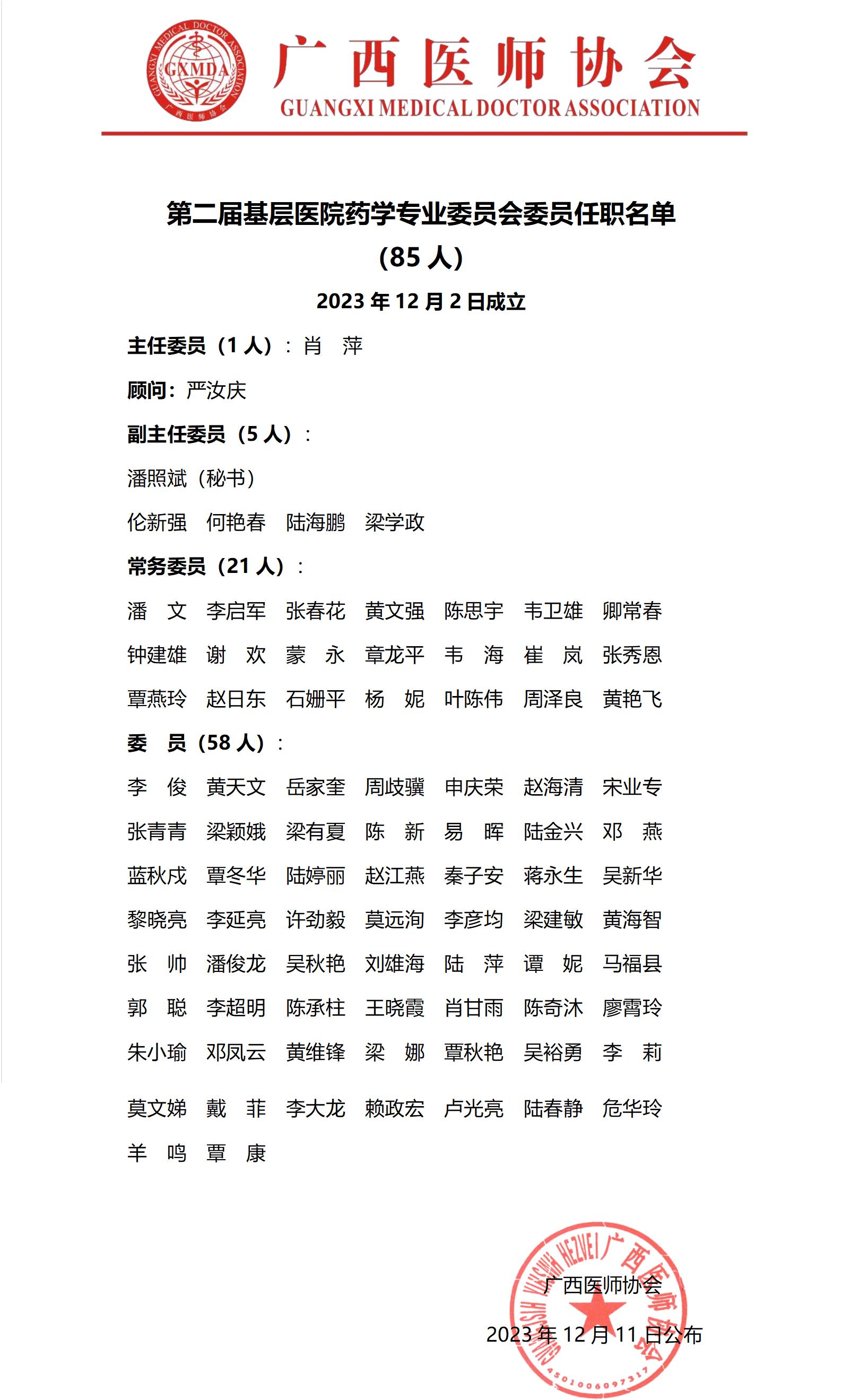 78第二届基层医院药学专业委员会任职名单_01.jpg